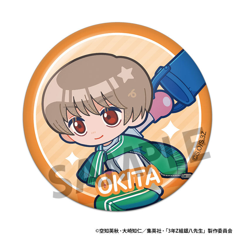 3-nen Z-gumi Ginpachi-sensei Trading Tin Badge 8Pack BOX - Image 6