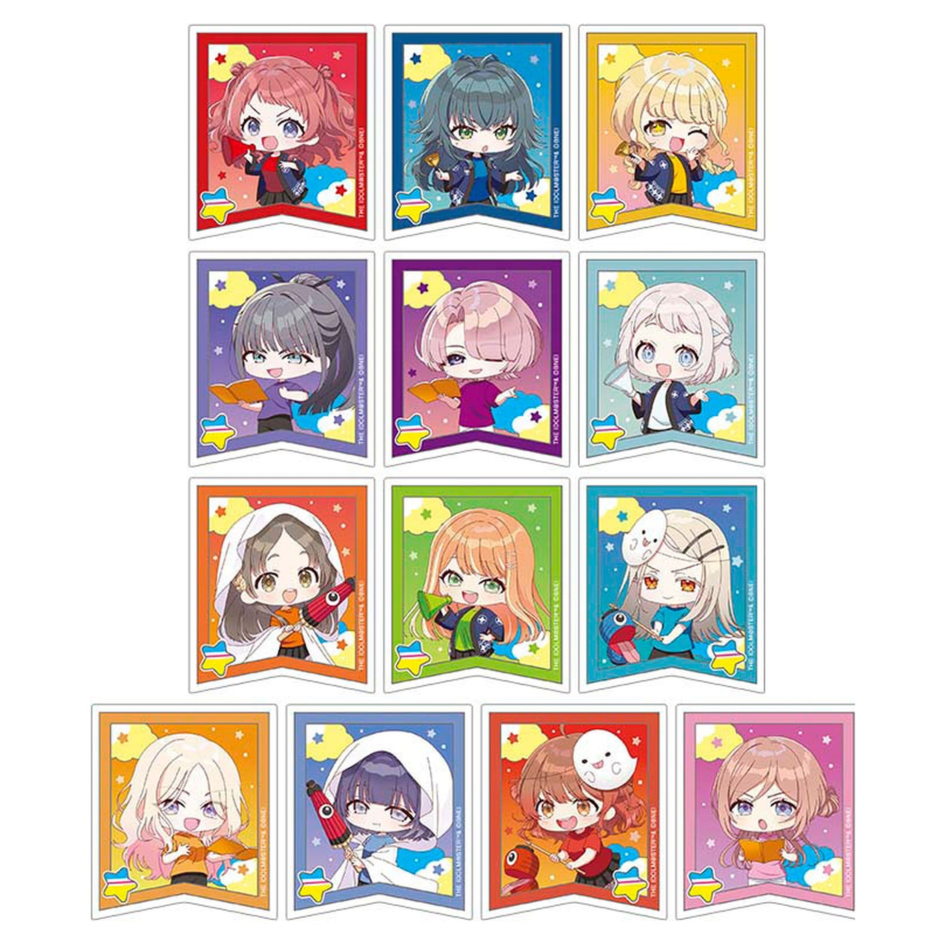 Gakuen iDOLM@STER Peta Collection Hatsuboshi School Festival Fair 7Pack BOX - Image 1