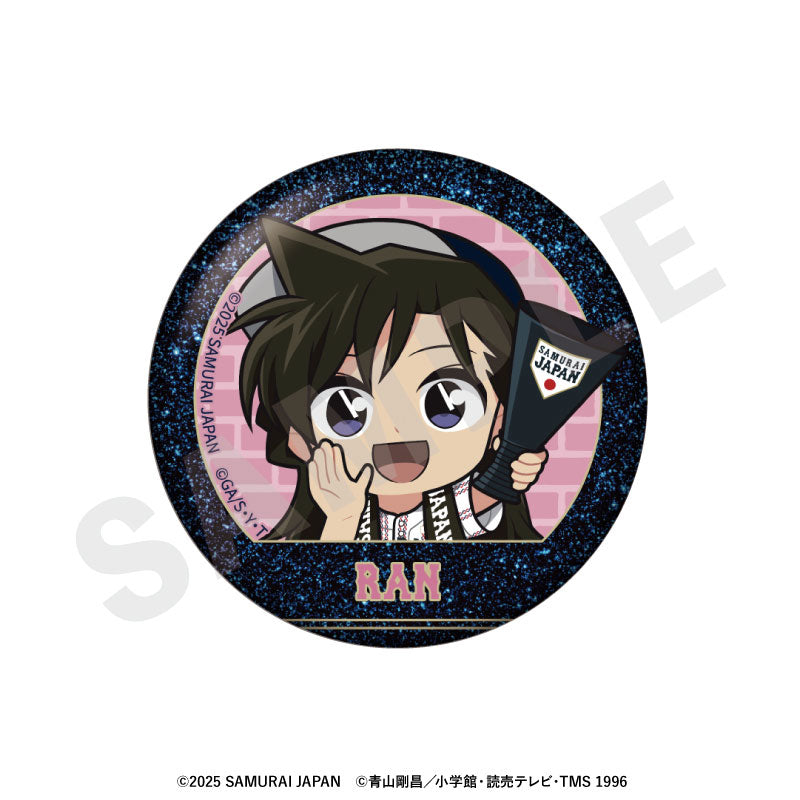 Samurai Japan x Detective Conan Mini Chara Trading Shiny Tin Badge 8Pack BOX - Image 4