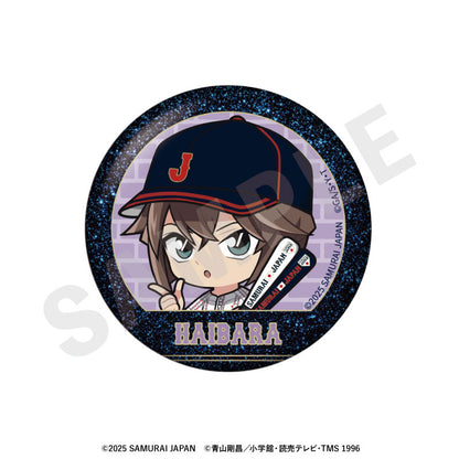 Samurai Japan x Detective Conan Mini Chara Trading Shiny Tin Badge 8Pack BOX - Image 5