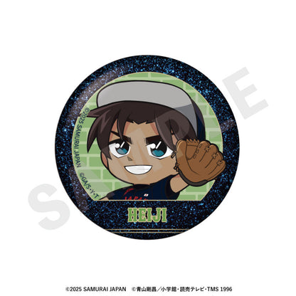 Samurai Japan x Detective Conan Mini Chara Trading Shiny Tin Badge 8Pack BOX - Image 6