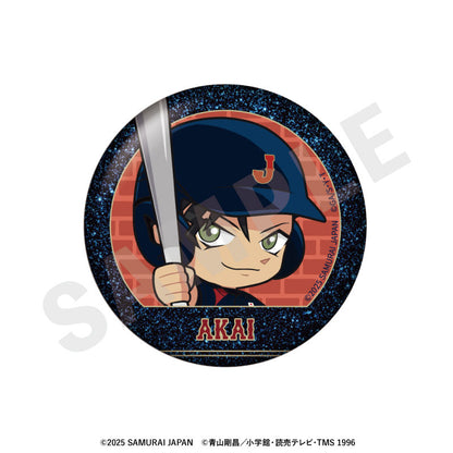 Samurai Japan x Detective Conan Mini Chara Trading Shiny Tin Badge 8Pack BOX - Image 7