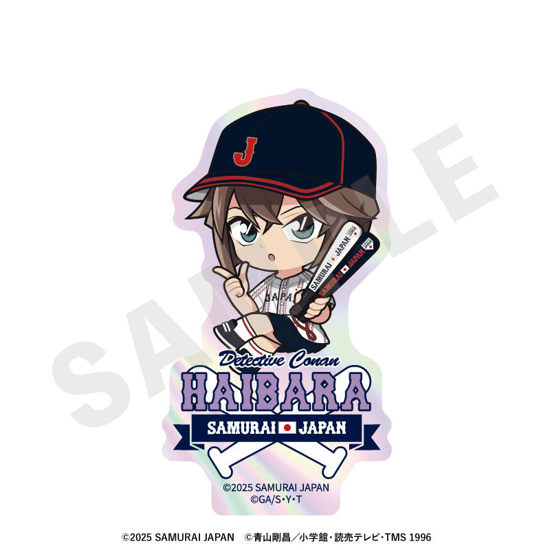 Samurai Japan x Detective Conan Mini Chara Trading Aurora Sticker 8Pack BOX - Image 5