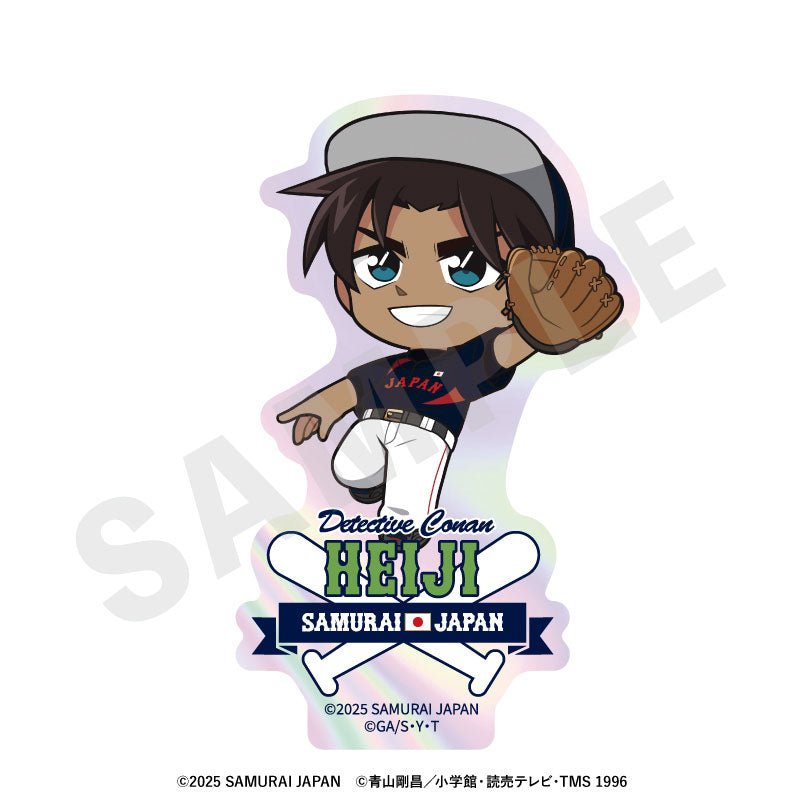 Samurai Japan x Detective Conan Mini Chara Trading Aurora Sticker 8Pack BOX - Image 6