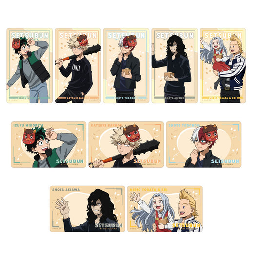 My Hero Academia Clear Sheet Collection Throw the Beans! 5Pack BOX - Image 1