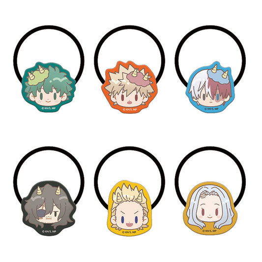 My Hero Academia Acrylic Hair Tie Collection 6Pack BOX - Image 1