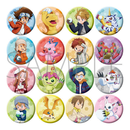 Digimon Adventure Chara Badge Collection 16Pack BOX - Image 1