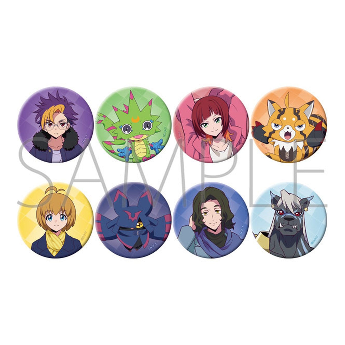 DIGIMON BEATBREAK Chara Badge Collection 8Pack BOX - Image 1