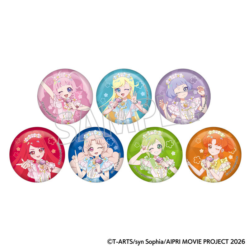 Movie Secret Aipri Mankai Buzzrium Live! Hologram Chara Badge Collection 7Pack BOX - Image 2