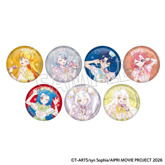 Secret Aipri Mankai Buzzrium Live! Hologram Chara Badge Collection 7Pack BOX - Image 2