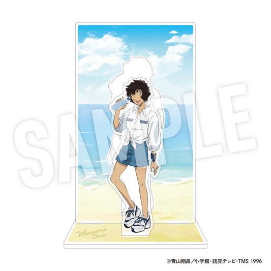 Detective Conan Acrylic Stand w/Background Frame Seaside (Masumi Sera) - Image 2