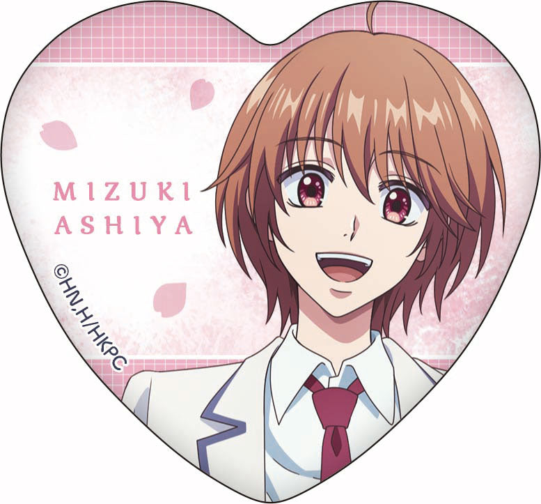 Hana-Kimi Heart-Shaped Chara Badge Collection 7Pack BOX - Image 2