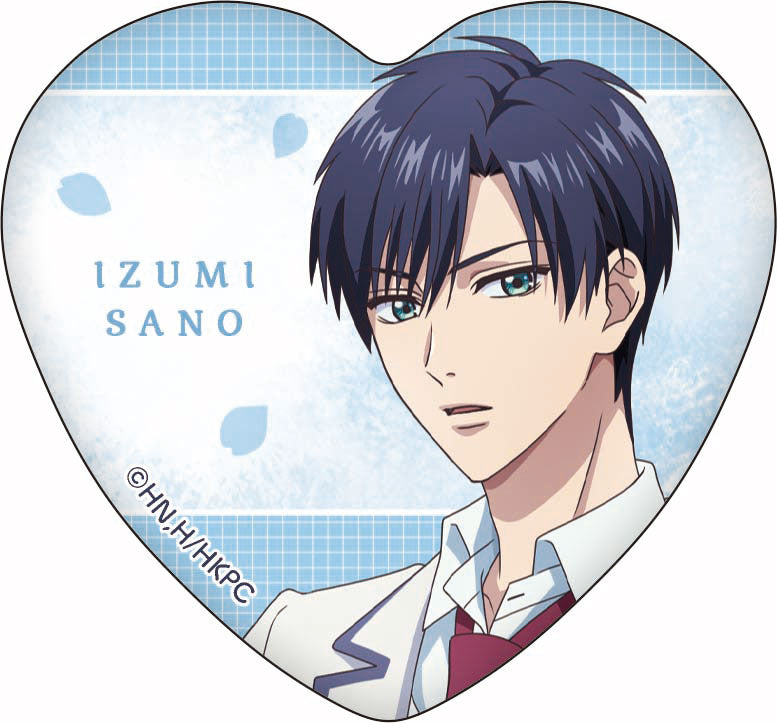 Hana-Kimi Heart-Shaped Chara Badge Collection 7Pack BOX - Image 3
