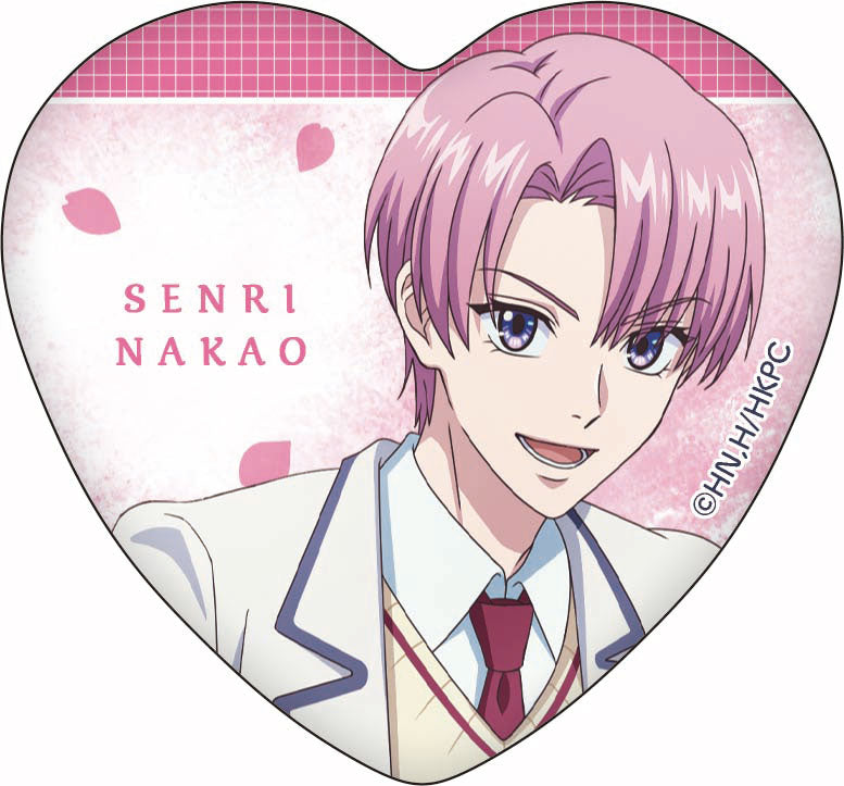 Hana-Kimi Heart-Shaped Chara Badge Collection 7Pack BOX - Image 7