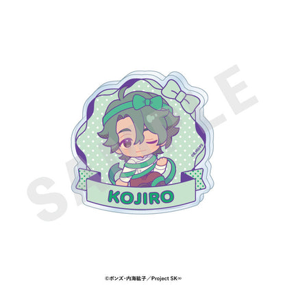 SK8 the Infinity Mini Chara Ribbon Series Trading Name Badge 8Item Set - Image 7