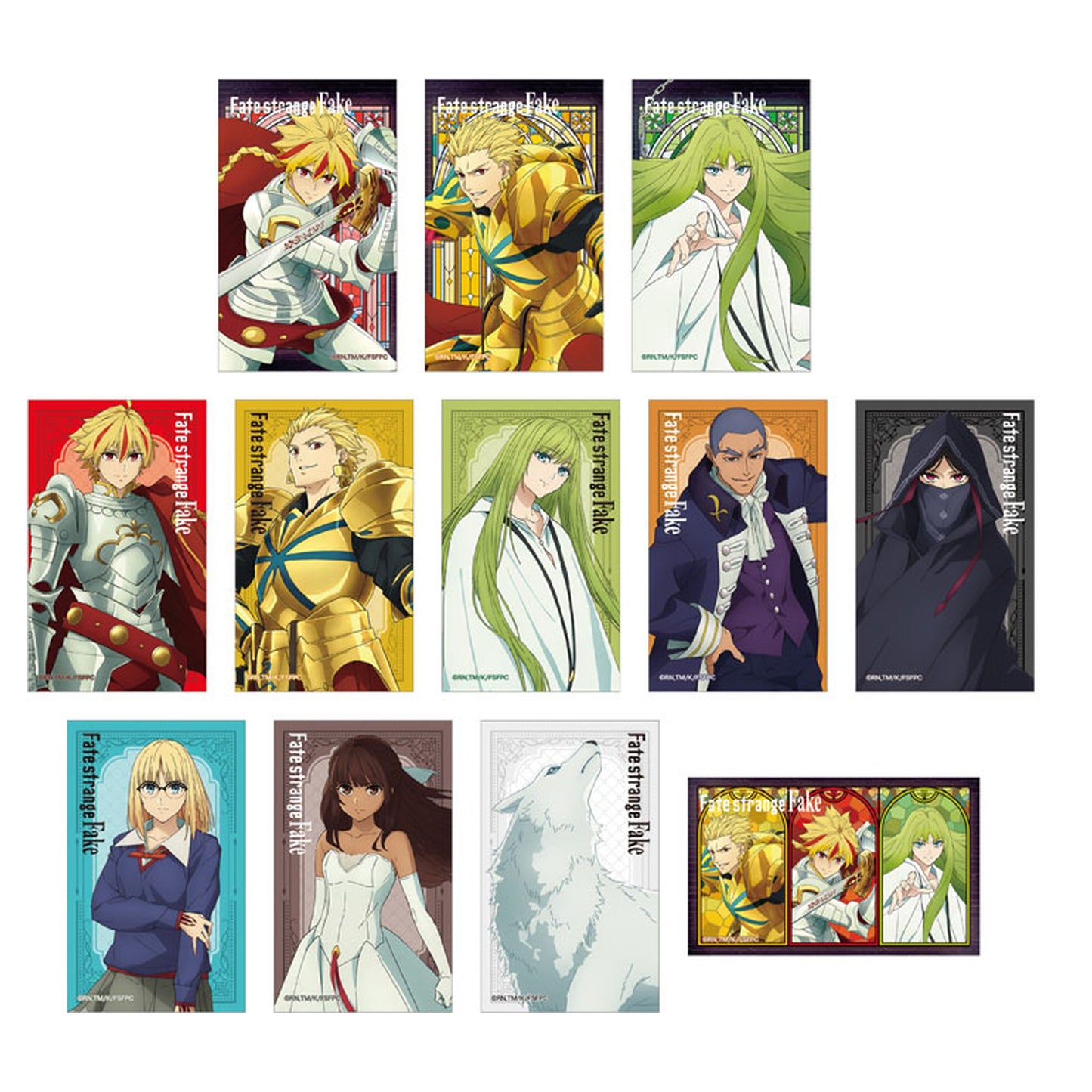 Fate/strange Fake Clear Sheet Collection 6Pack BOX - Image 1