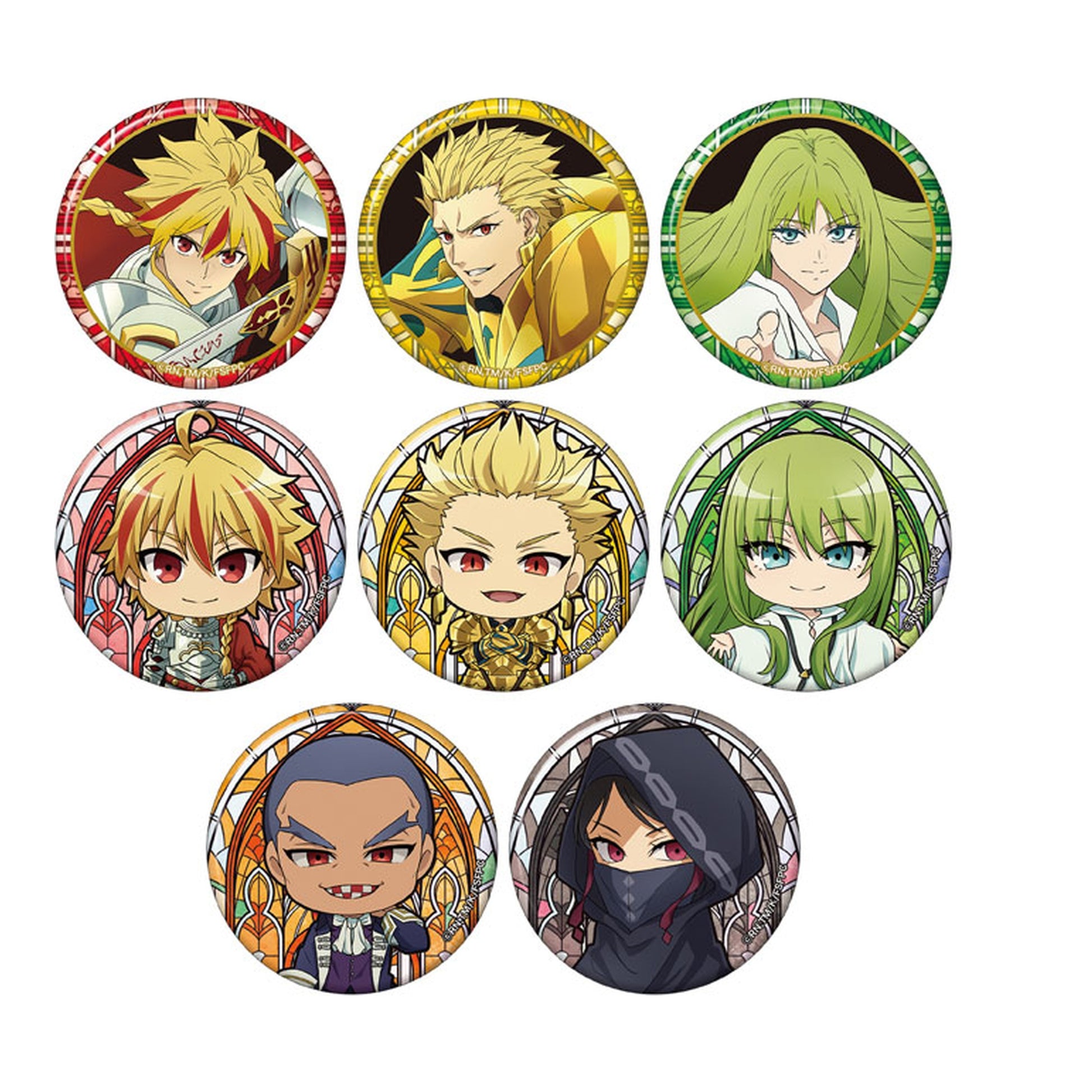 Fate/strange Fake Chara Badge Collection 8Pack BOX - Image 1