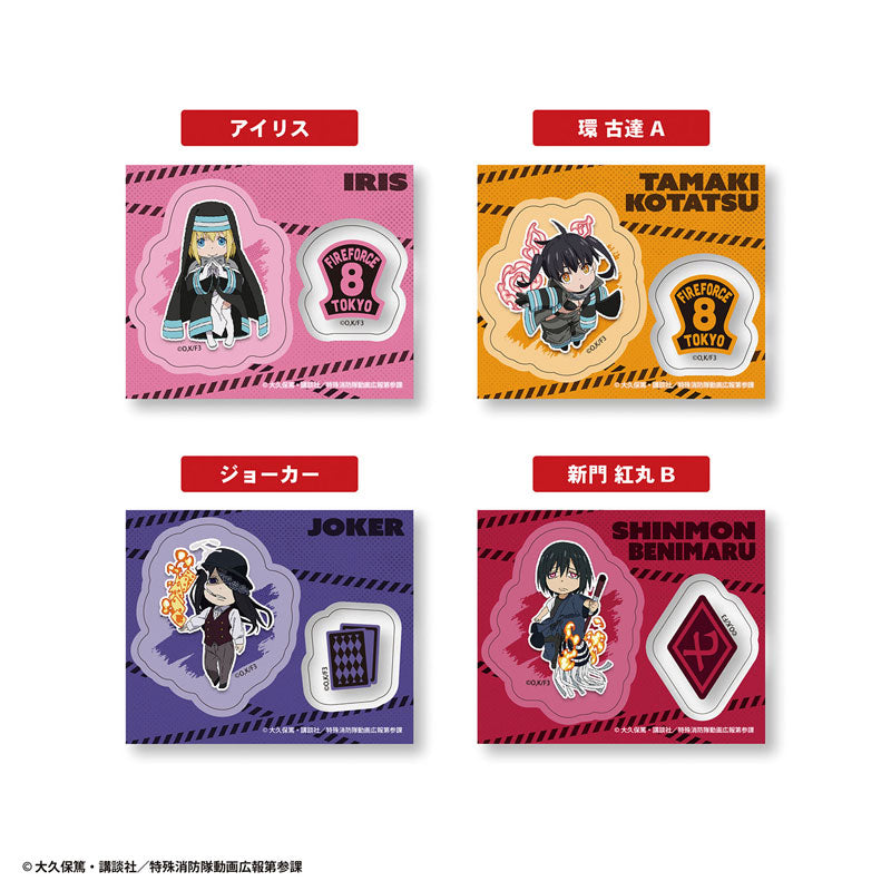 Enen no Shouboutai Vol.2 Nikoichi! Clear Sticker Gum 20Pack BOX (CANDY TOY) - Image 5