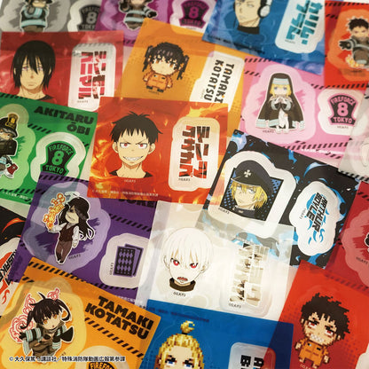 Enen no Shouboutai Vol.2 Nikoichi! Clear Sticker Gum 20Pack BOX (CANDY TOY) - Image 9