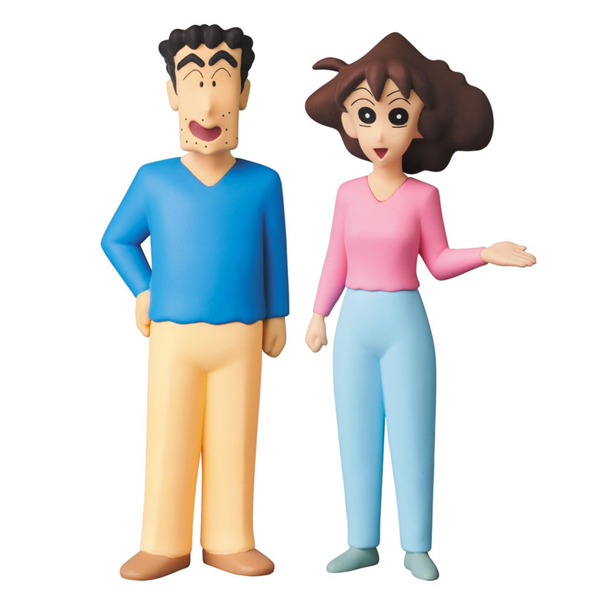Ultra Detail Figure No.556 UDF Crayon Shin-chan Series 2 Hiroshi & Misae - Image 1