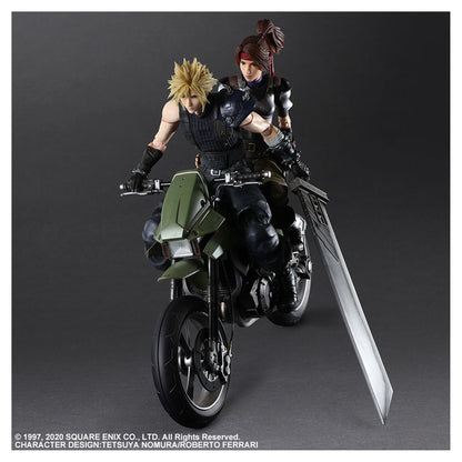 Final Fantasy VII Remake PLAY ARTS Kai Jessie, Cloud & Bike SET - Image 1