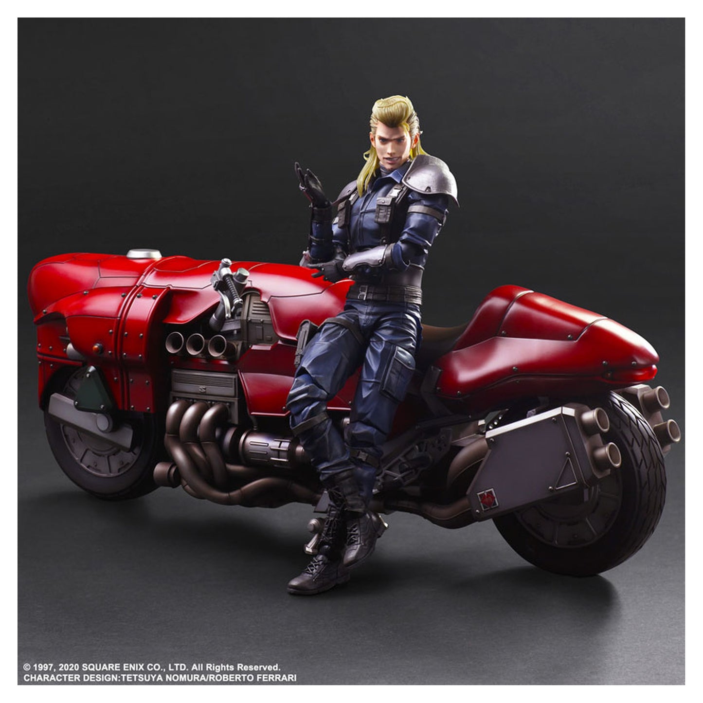 Final Fantasy VII REMAKE PLAY ARTS KAI Roche & Motorcycle SET - Image 1