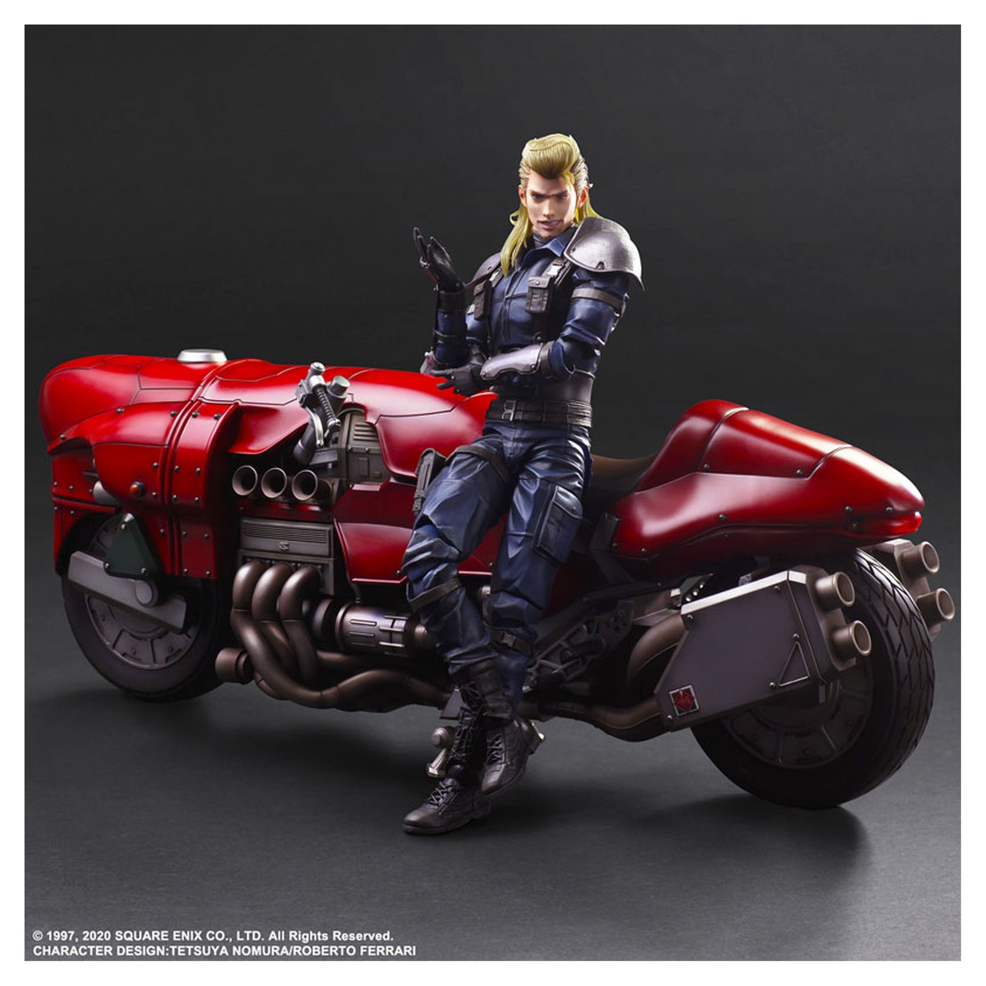 Final Fantasy VII REMAKE PLAY ARTS KAI Roche & Motorcycle SET - Image 1