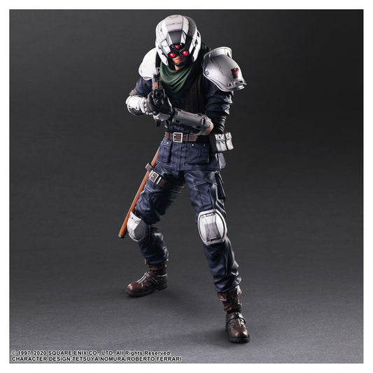 Final Fantasy VII REMAKE PLAY ARTS KAI Security Officer PVC Pre-painted Action Figure - Image 1