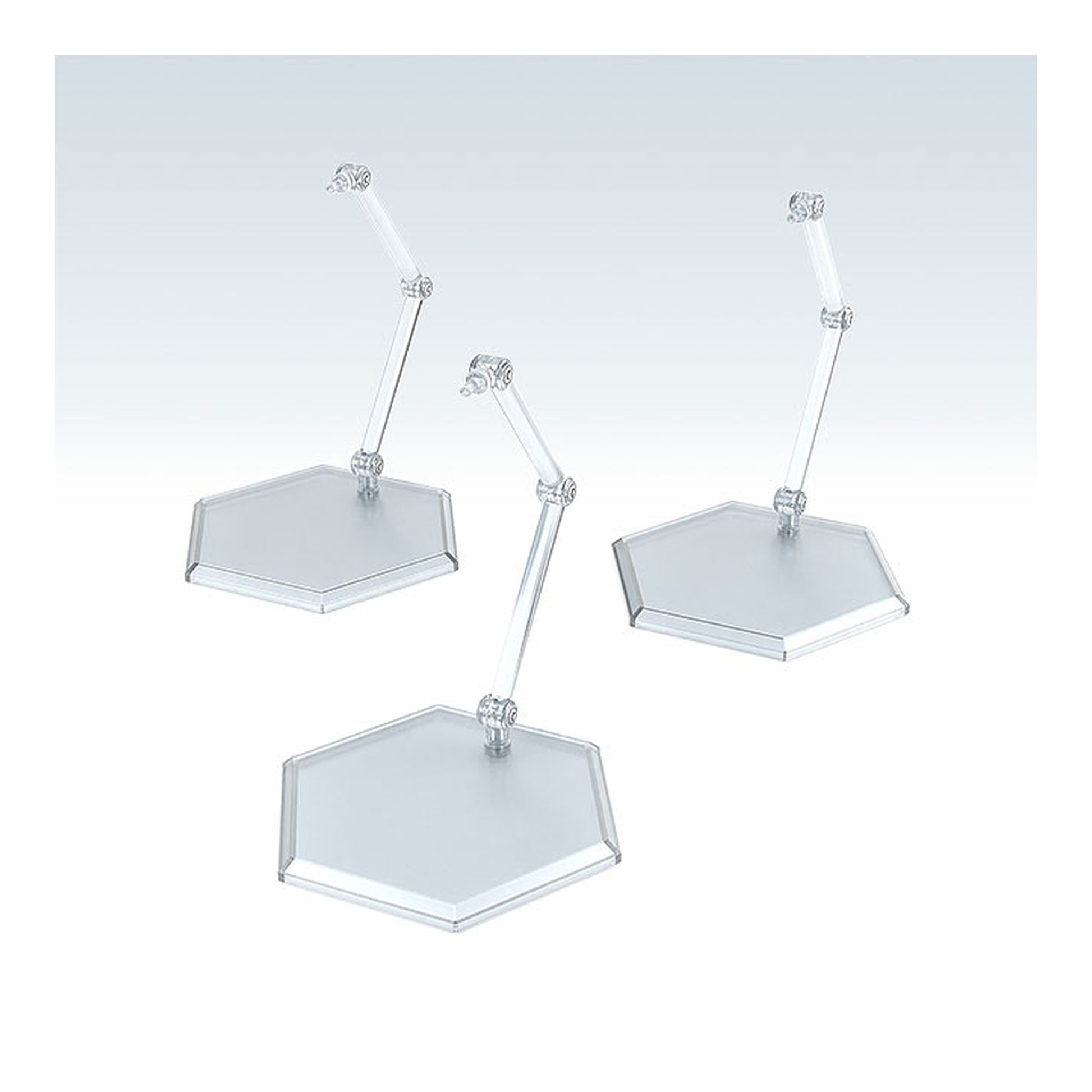 THE Simple Stand x3 (For Figures & Models) Hex Type - Image 1