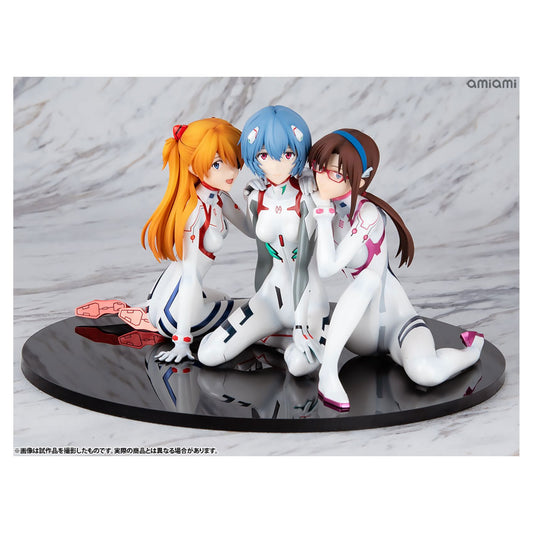 KDcolle 1/8 Figures EVANGELION:3.0+1.0 Asuka, Rei, Mari Newtype Cover ver. Special Set - Image 1