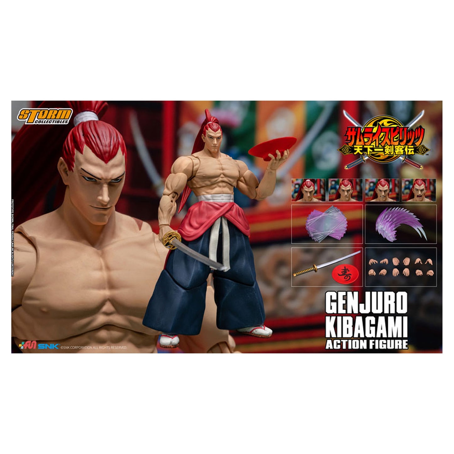 Samurai Shodown VI Action Figure Genjuro Kibagami - Image 1