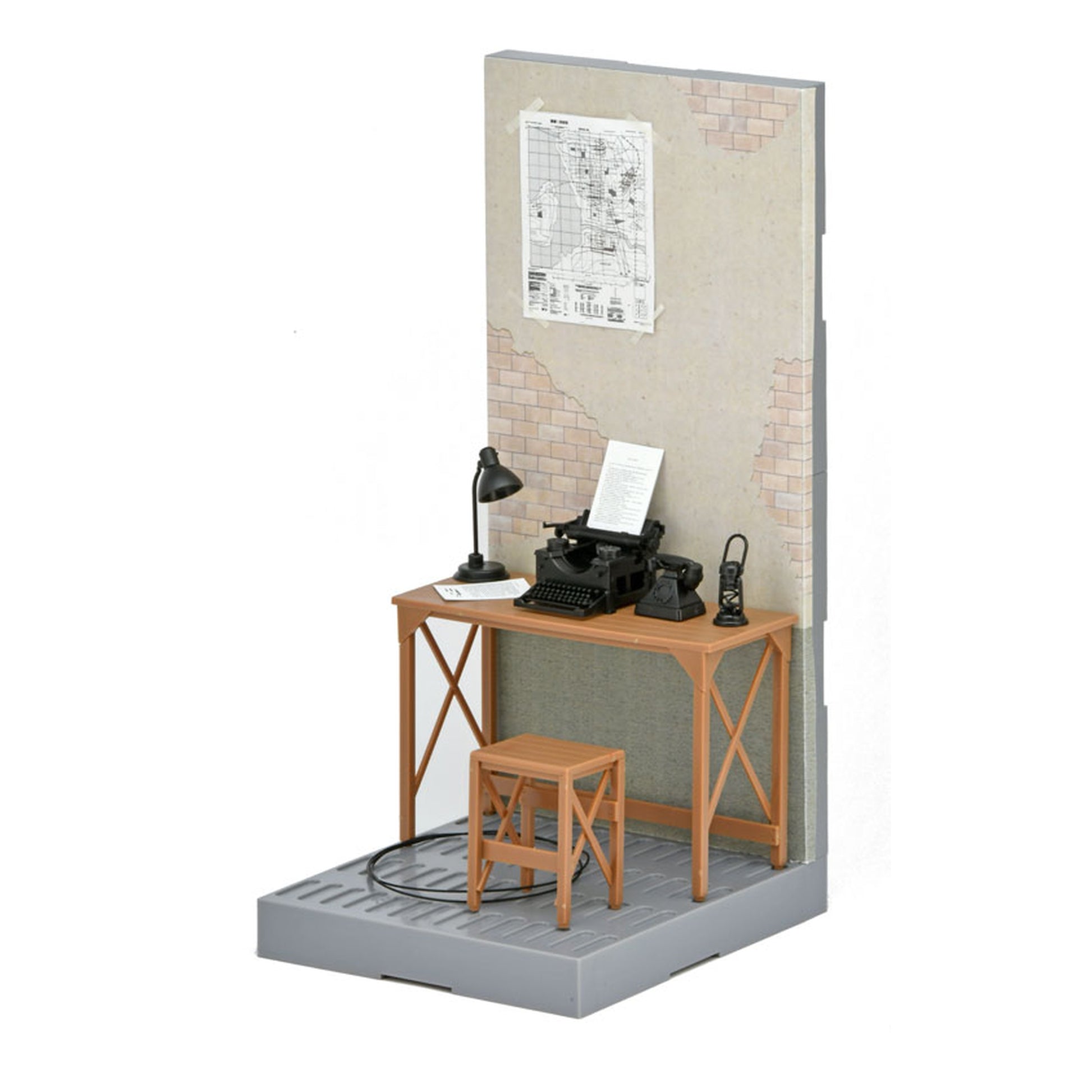 LittleArmory [LD045] Military Office A 1/12 Plastic Model - Image 1