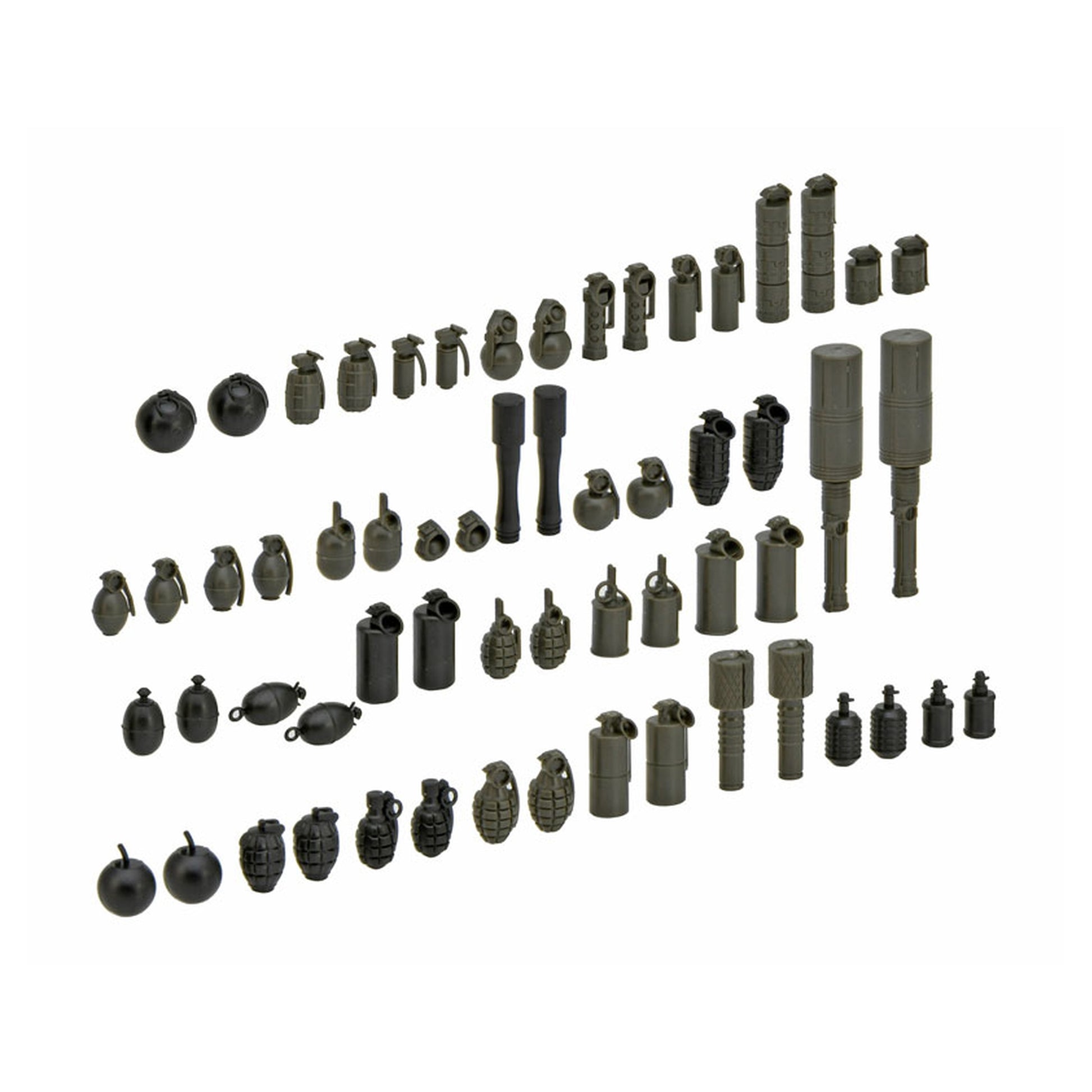 LittleArmory [LD046] Hand Grenade Set 1/12 Plastic Model - Image 1