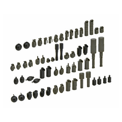LittleArmory [LD046] Hand Grenade Set 1/12 Plastic Model - Image 1