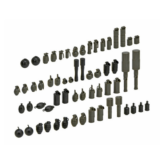 LittleArmory [LD046] Hand Grenade Set 1/12 Plastic Model - Image 1