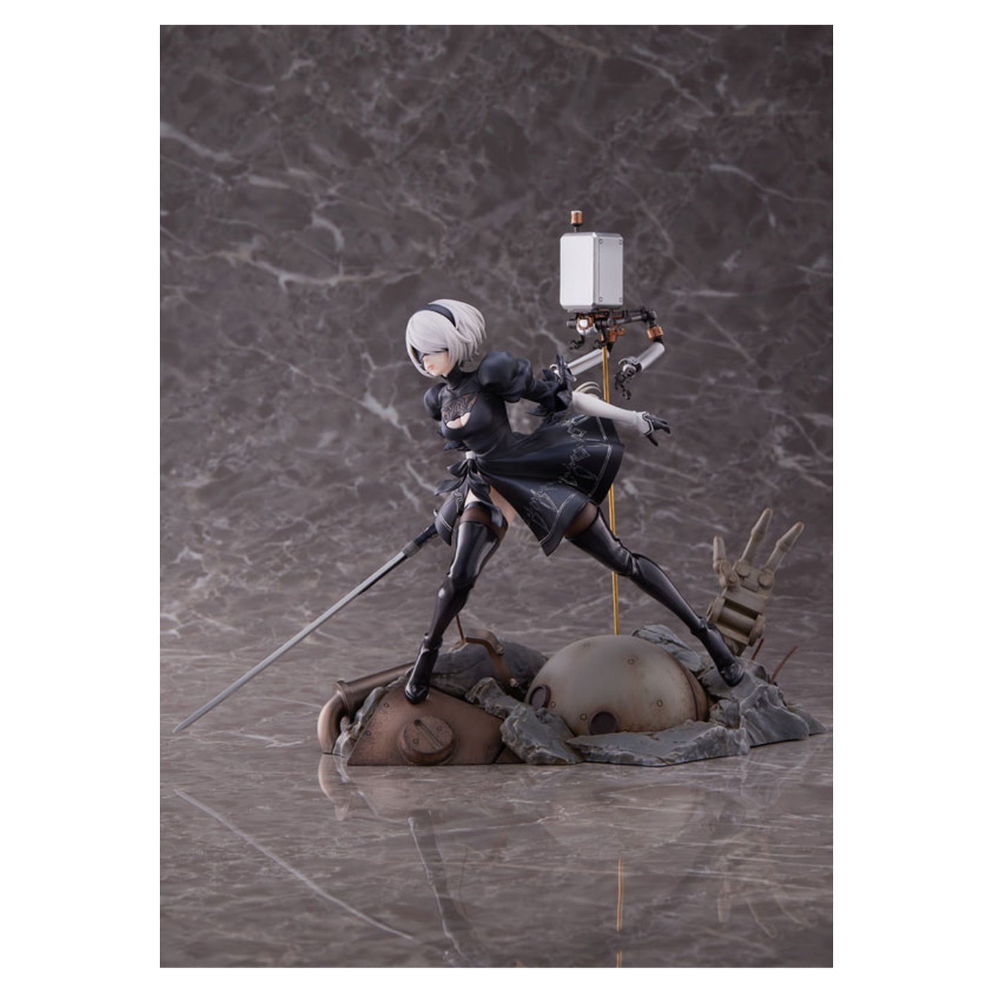 NieR:Automata Ver1.1a 2B 1/7 Scale Figure Deluxe Edition - Image 1