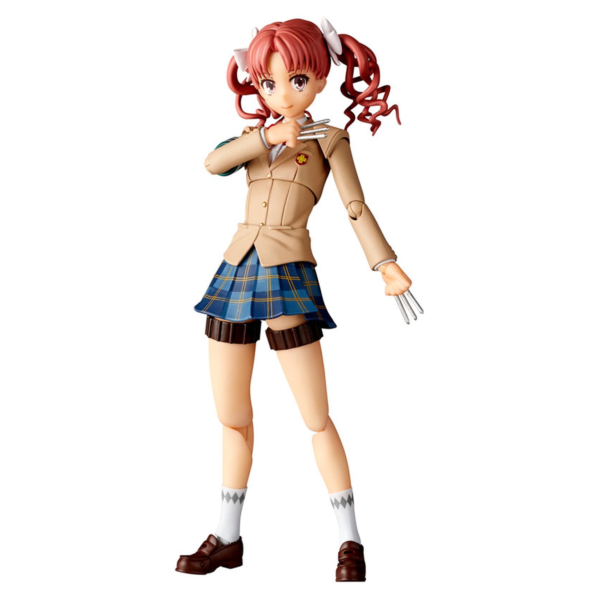 Revoltech Amazing Yamaguchi Kuroko Shirai Winter Clothes Ver. Toaru Kagaku no Railgun T - Image 1