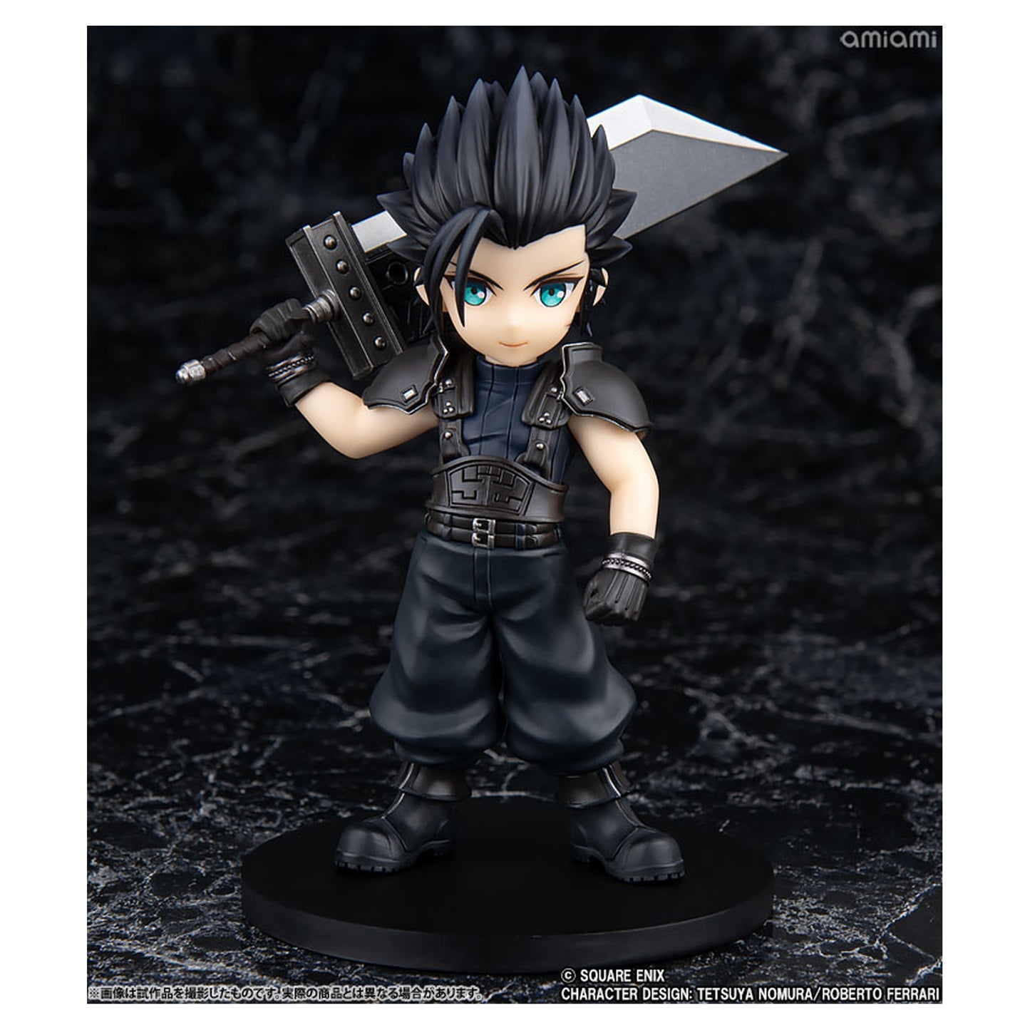 Final Fantasy VII Rebirth Adorable Arts Zack Fair Figure - Image 1