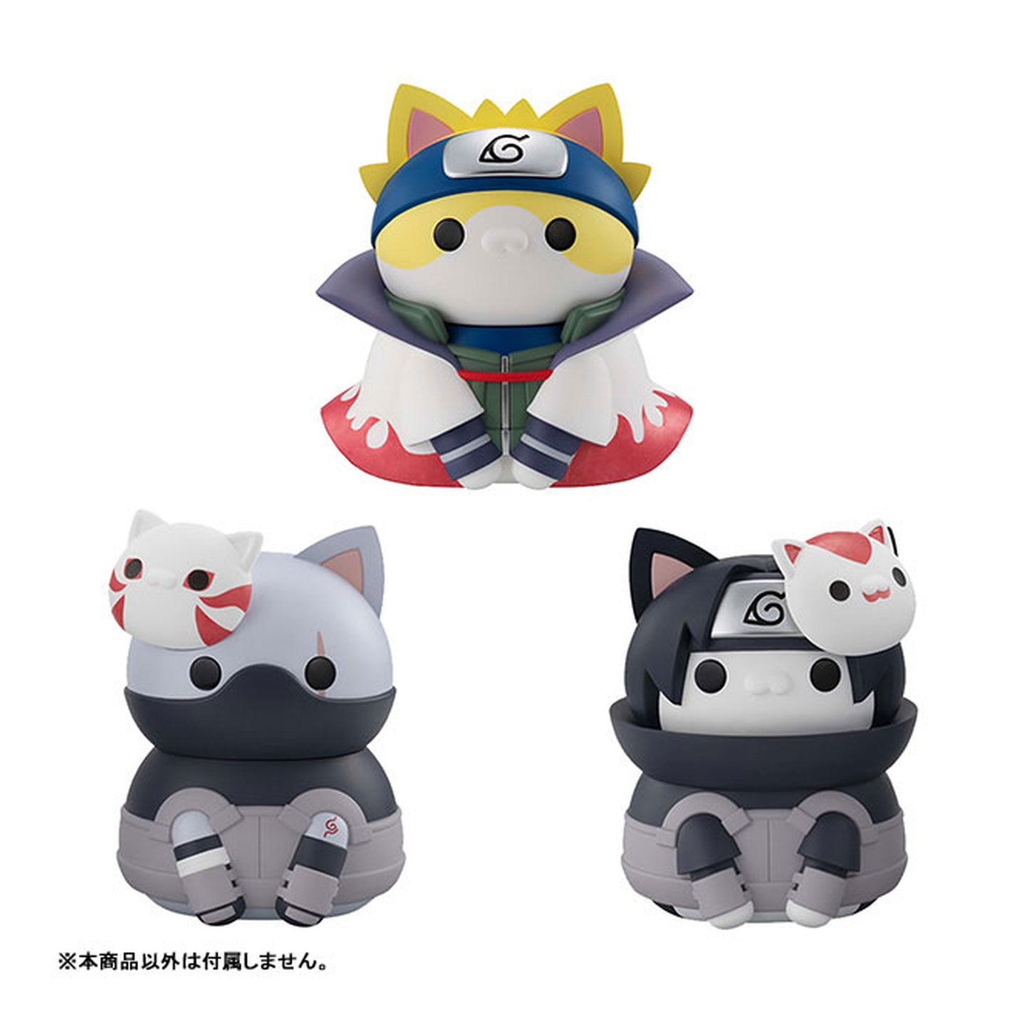 MEGA CAT NARUTO Shippuden Giant Nyaruto! Series Minato Namikaze Soft Vinyl Figure - Image 1