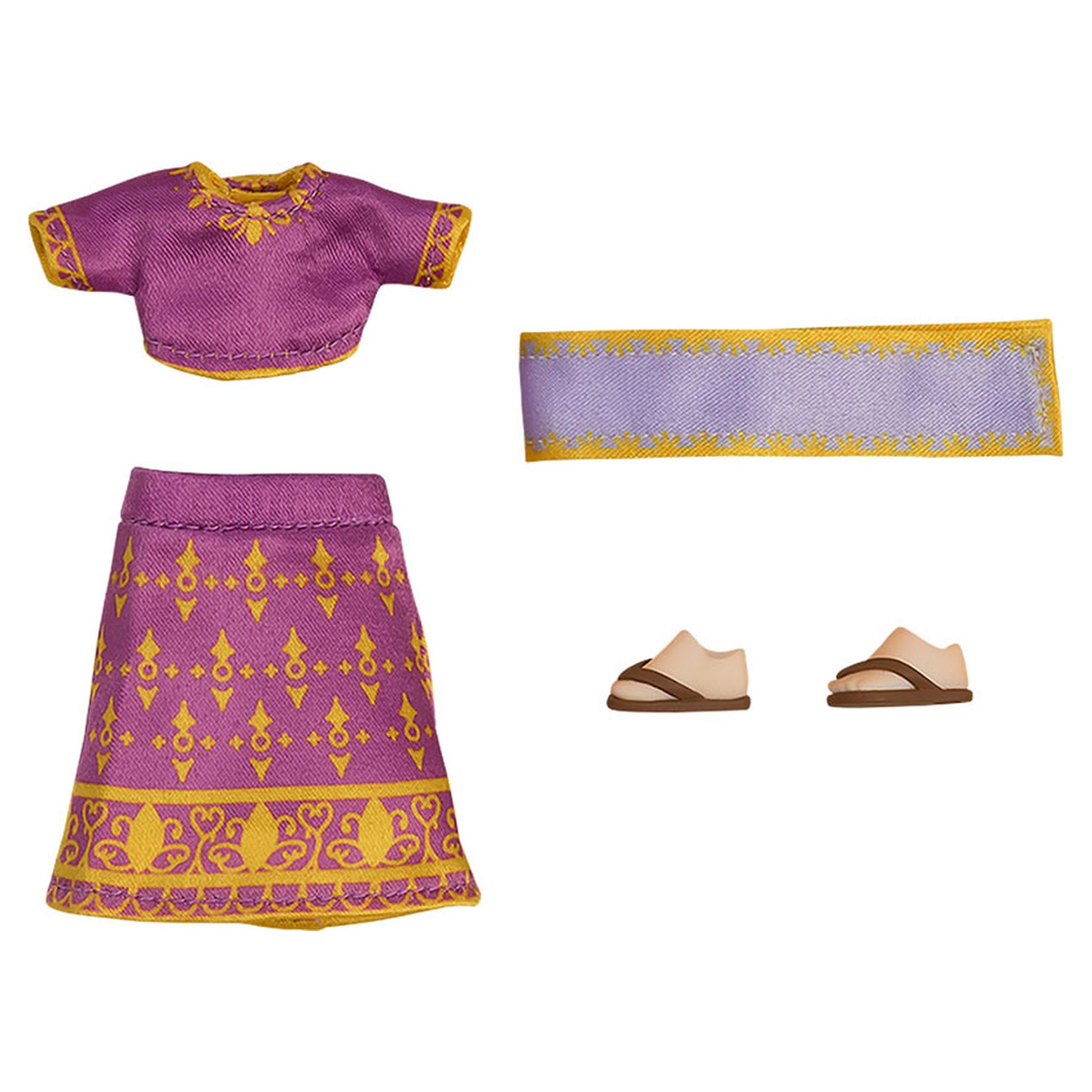 Nendoroid Doll Outfit Set: World Tour India - Girl (Purple) - Image 1