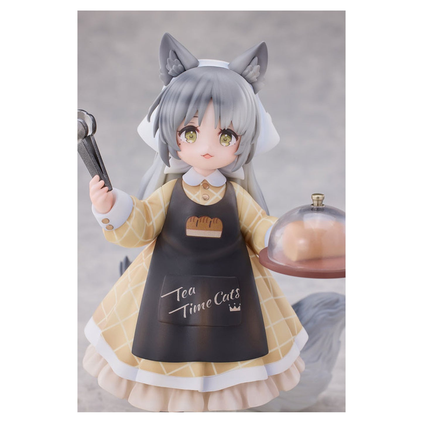 "Tea Time Cats Scene" Meow Town "Bread House" Clerk & Customer Set Figure - Image 1