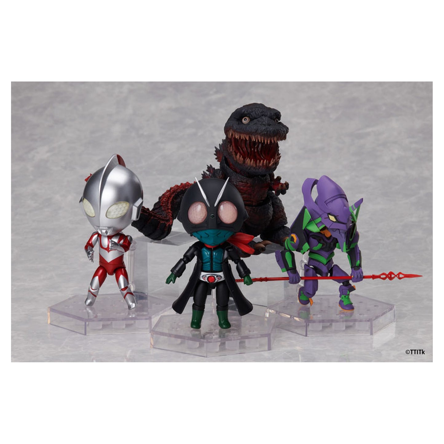 DFORM+ SHIN JAPAN HEROES UNIVERSE Full Action Deforme Figure (Set of 4) - Image 1