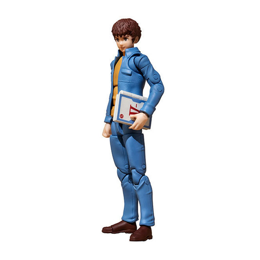 G.M.G. COLLECTION 01 Mobile Suit Gundam Earth Federation Forces Amuro Ray Posable Figure - Image 1