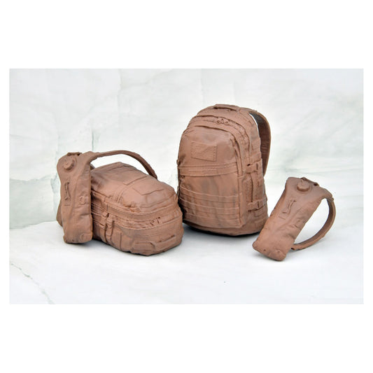 LittleArmory [LD036] Backpack Set A 1/12 Plastic Model - Image 1