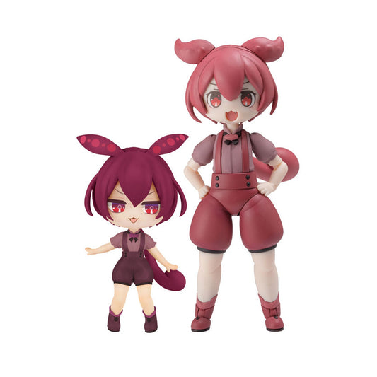Plafia Tohoku Zunko Zundamon Project Ankomon Mini Figure Bundled Set 1/12 Plastic Model - Image 1