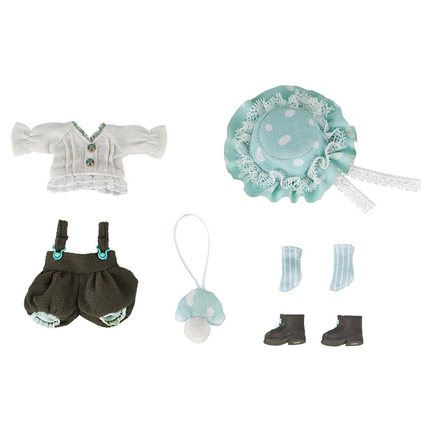 Nendoroid Doll Outfit Set: Mushroom - Boy (Green) - Image 1