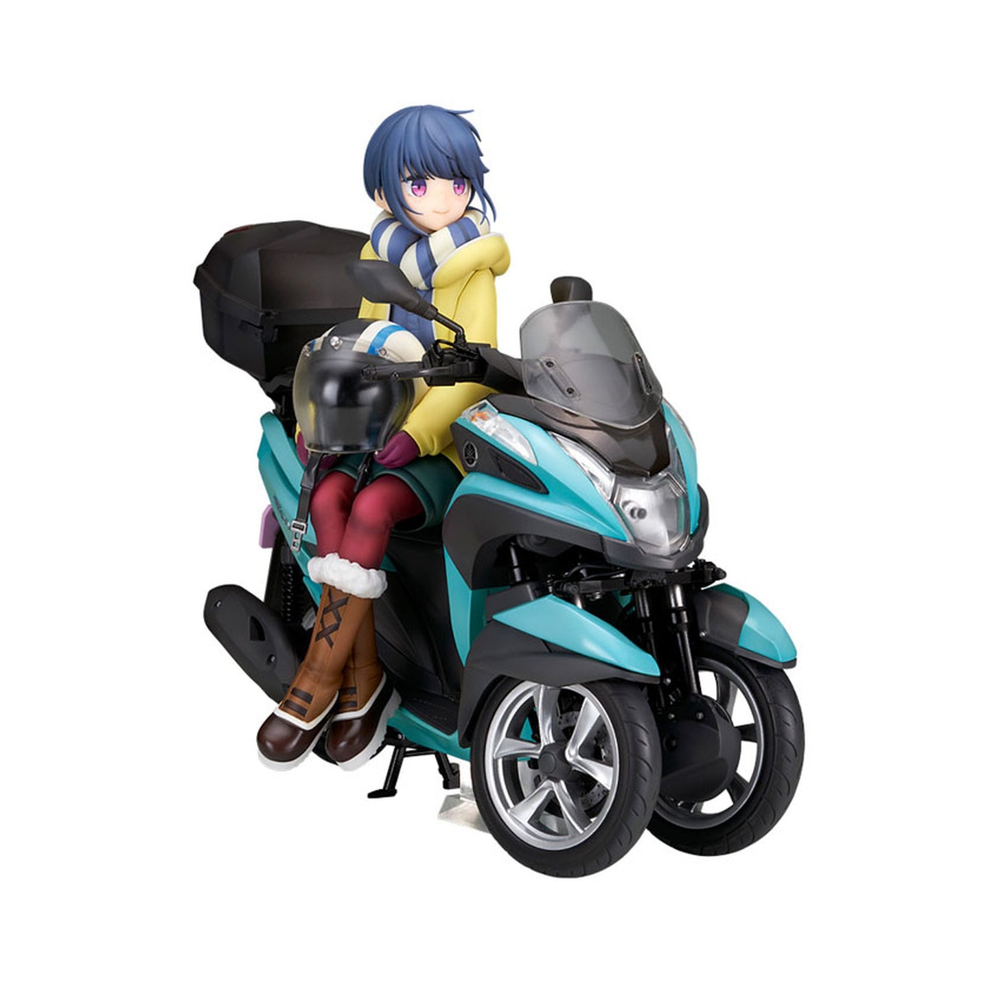 Yuru Camp Rin Shima with Three-wheeled Motorcycle 1/10 Figure - Image 1