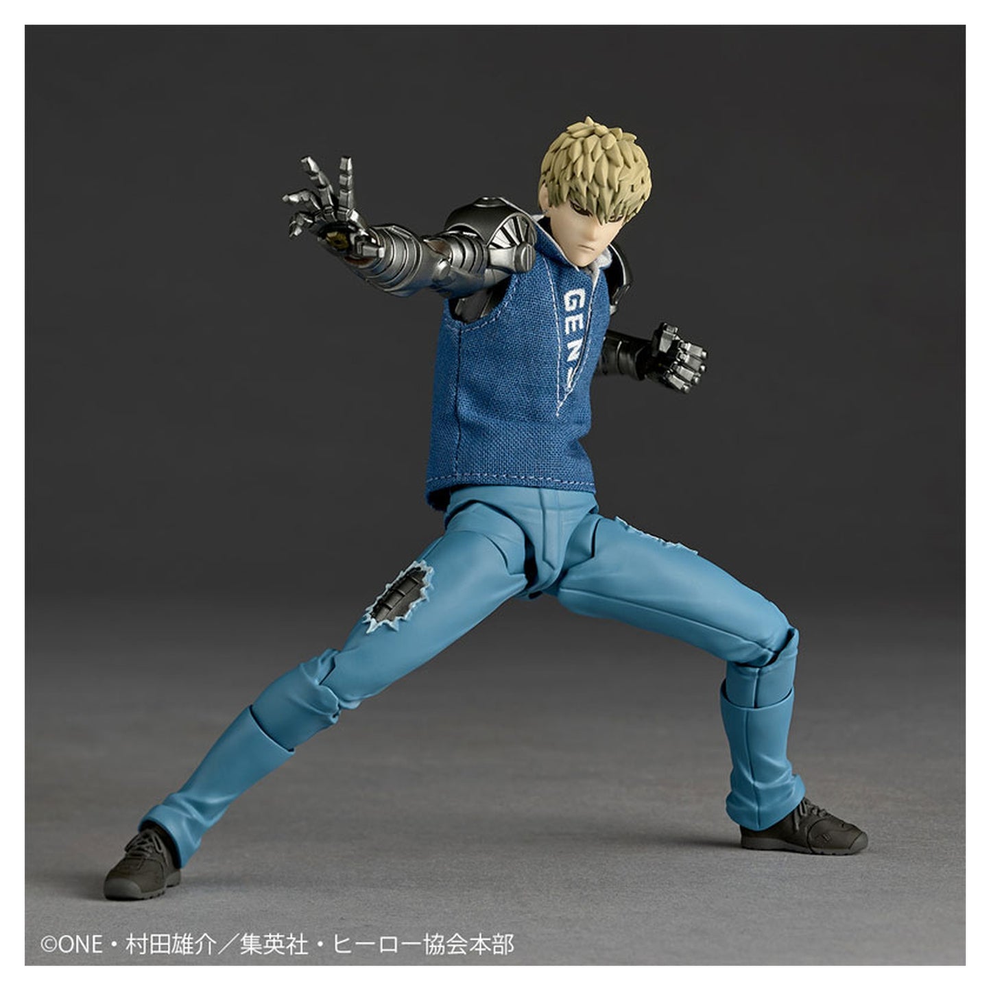 Revoltech Amazing Yamaguchi Genos (Demon Cyborg) Figure - One-Punch Man - Image 1