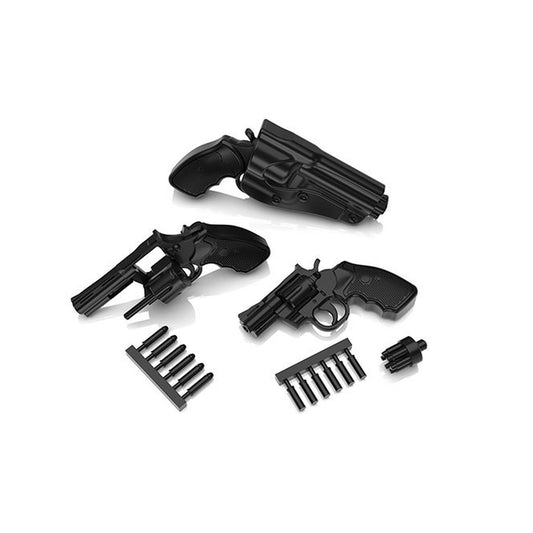 LittleArmory LA074 Revolver Set A 1/12 Plastic Model - Image 1
