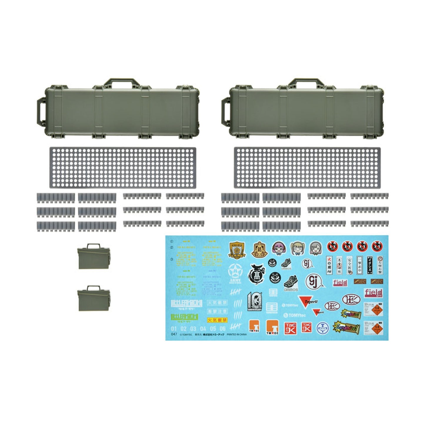 LittleArmory LD050 Military Hard Case C2 1/12 Plastic Model - Image 1